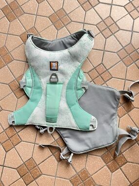 RuffWear Mint Green and Gray Dog Harness